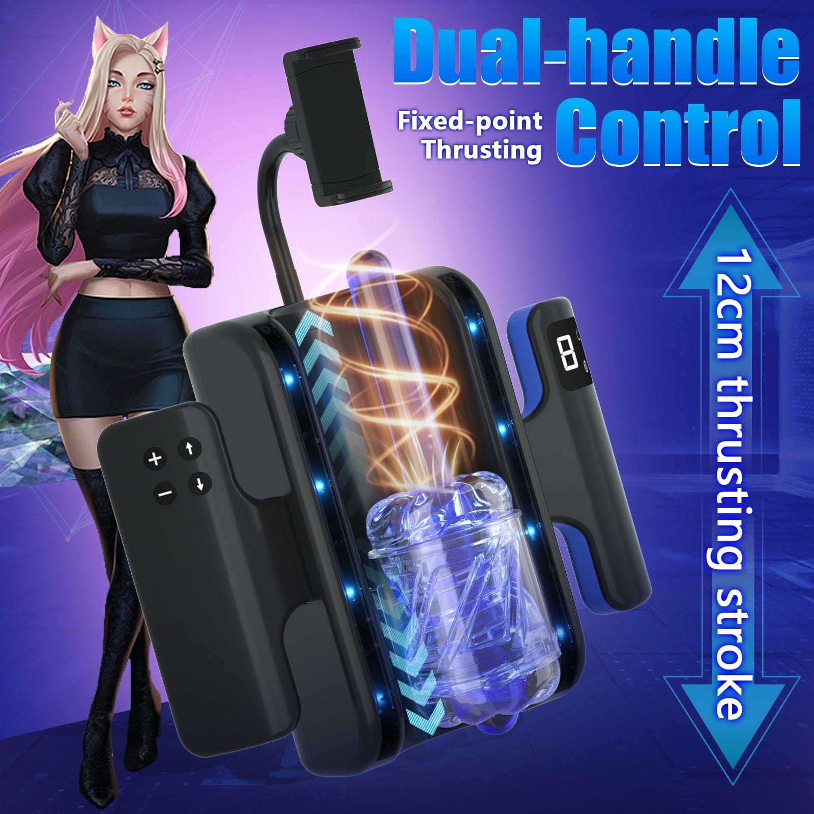 Cannon King Scaled-down Version Thrusting Masturbation Cup - Lurevibe