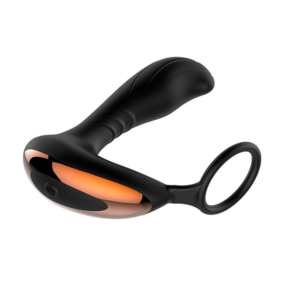 Vibrating Prostate Massager Anal Vibrator with Cock Ring & Remote - Lurevibe