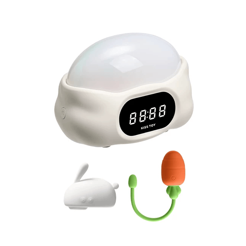 KISSTOY Sleepy Bunny Dual-Play Suction & Vibrating Egg Set - Lurevibe