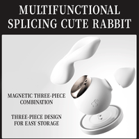 Split Rabbit Vibrating Clitoral Sucking Vibrator