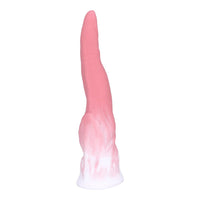 Gradual Pink 7.68 Inch Monster's Tongue Silicone Dildo - Lurevibe