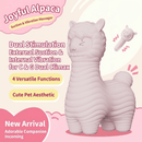 LOVETIDE XiMieMie Cute Alpaca Dual-Play Clitoral Suction & Vibrating Wand Set - Lurevibe