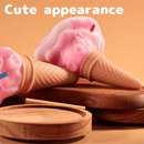 "Melted" Ice Cream Waffle Cone Fantasy Anal Dildo & Plug - Lurevibe