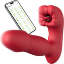 Mouth Licking Thrusting Wearable G spot Vibrator with App Control - Lurevibe