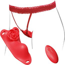 Rose Wearalbe Clitoral Massage Vibrator with Panty & Remote Control - Lurevibe