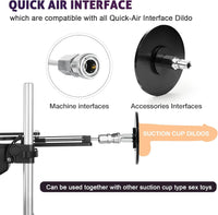 Silent sex machine 70W powerful 7cm adjustable premium thrust dildo machine 3 attachments - Lurevibe