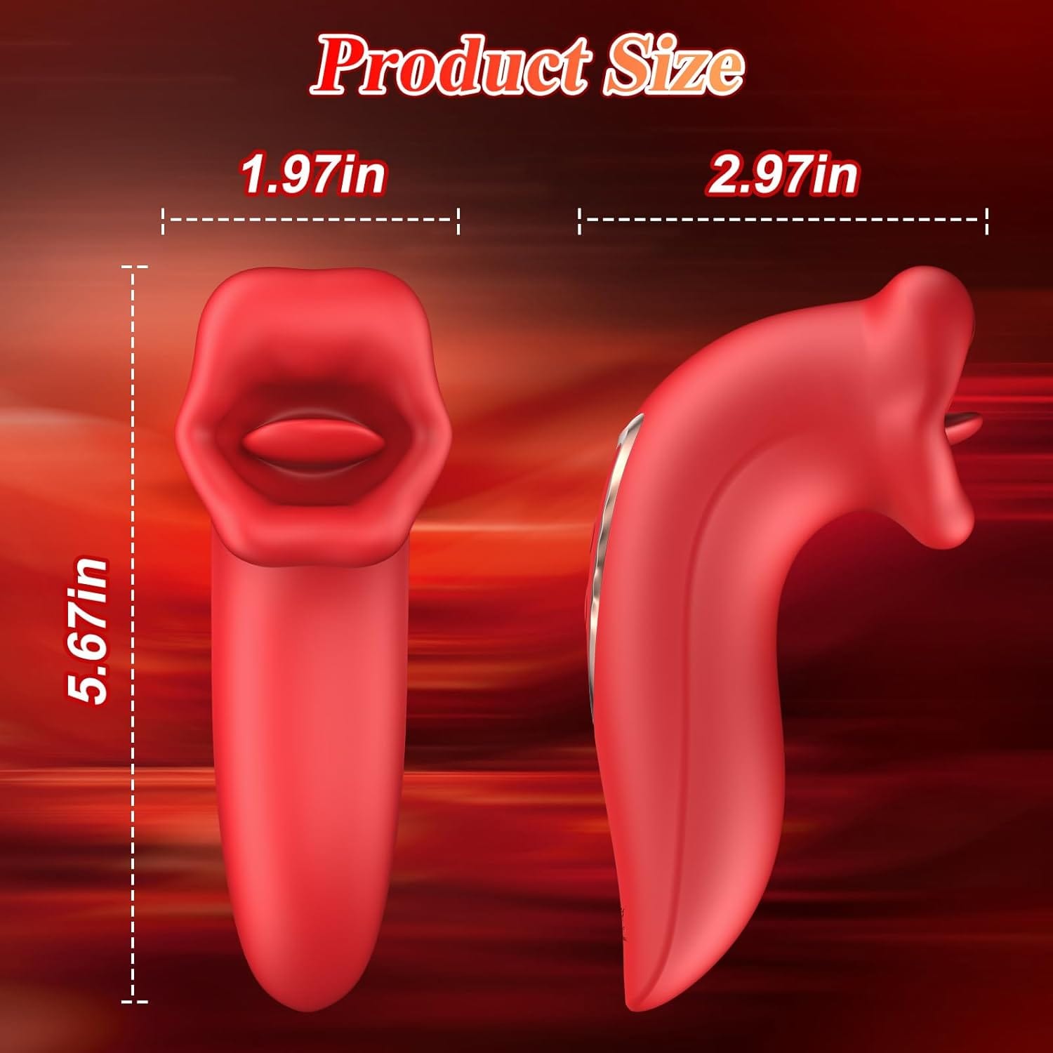 Rose Muncher - handheld Clitoral Vibrator for Oral Sex Pleasure - Lurevibe