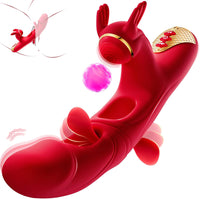Angel 10 Tapping 7 Flapping Rabbit G Spot Vibrator - Lurevibe