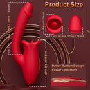 Lurevibe - Rose Muncher Bite Vibrator G Spot Clitoris Stimulator - Lurevibe