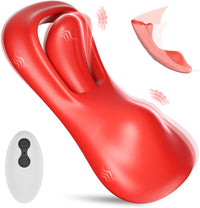 Tongue Wearable Clitoral Stimulation Vibrator with Remote & APP Control - Lurevibe