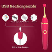 Pen Nipple Clit Stimulator G Spot Vibrator Sexual Pleasure Tools - Lurevibe