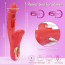 KissLip 4 in 1 Mouth Biting Clit G Spot Flapping Vibrator - Lurevibe