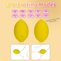 Lurevibe - Sucker Clitoris Sucking And Licking G-point Massager Lemon Toy Sucker for Women - Lurevibe