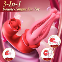 Stamens Tongue Licking Nipple Clitoral Stimulator