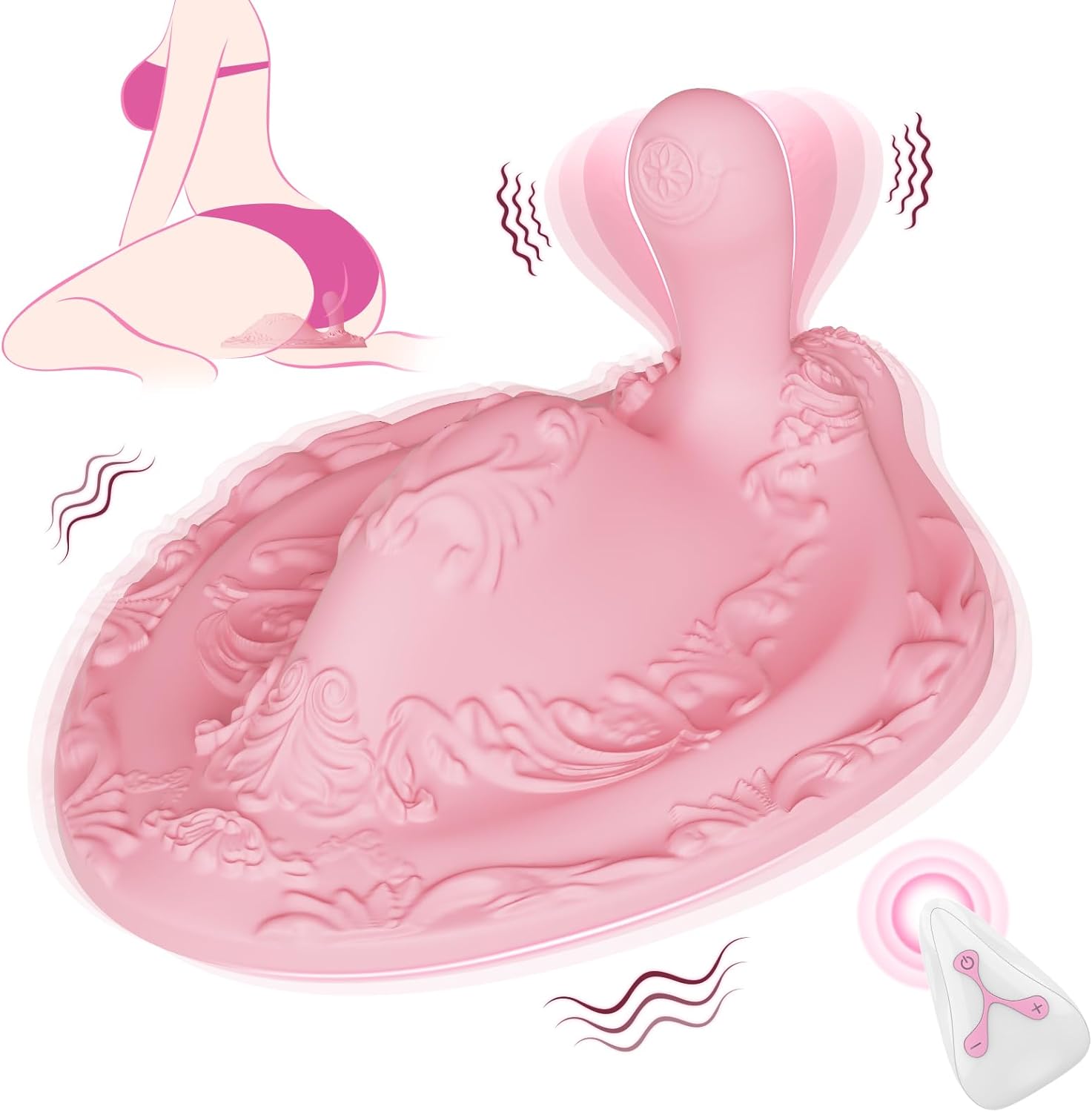 Lurevibe - Dragon Phoenix Cushion Vibrator with Remote Control - Lurevibe