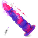 Fantasy Monster Dildo Vibrator Thrusting Dildo Anal Beads Vibrator - Lurevibe
