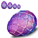 Textured Dragon Egg Silicone Anal Traction Plug