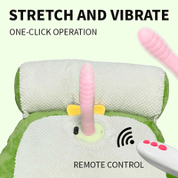 Pumpkin-shaped Pillow Style Thrusting Dildo Sex Machine Vibrator - Lurevibe