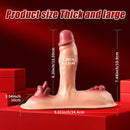 Ride Thrusting Tongue Dildo G Spot Vibrator