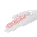 Iridescent Aurora Heart-Shaped Anal Bead Plug - Lurevibe
