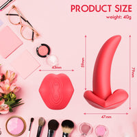 Lurevibe - Honey Tongue 5th Generation Wireless Remote Control Vibrator Simulated Lips and Tongue 10 Frequency Vibration Wearable Vibrator - Lurevibe