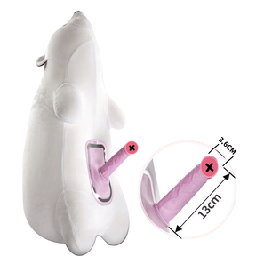 Discreet Polar Bear Pillow Remote Control Sex Machine | Lurevibe