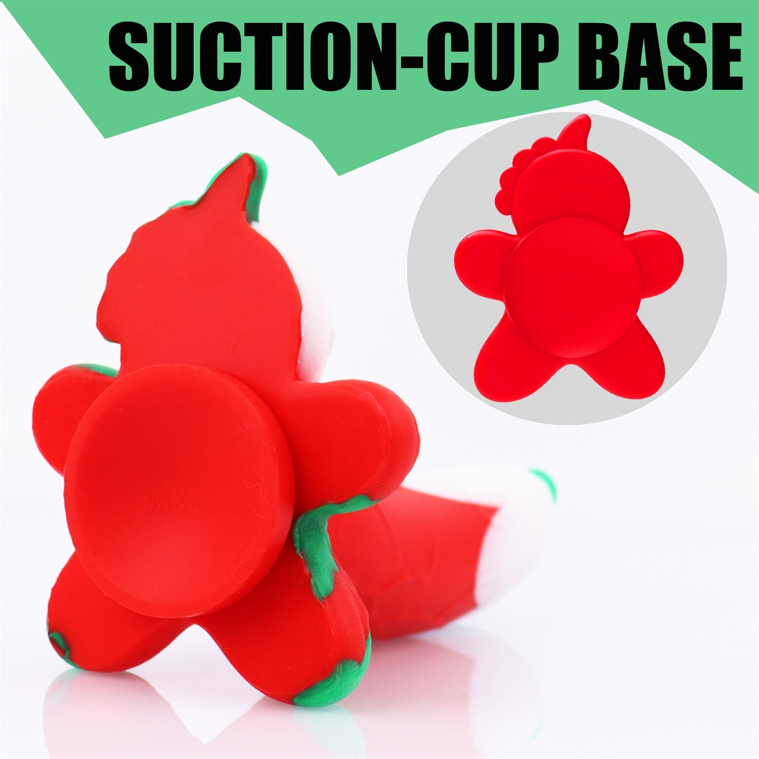 AIMITEX Gingerbread Man Dildo Suction Cup Manual Masturbator - Lurevibe