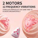 Butterfly Invisible Wearable Nipple Clamp Vibrator - Lurevibe