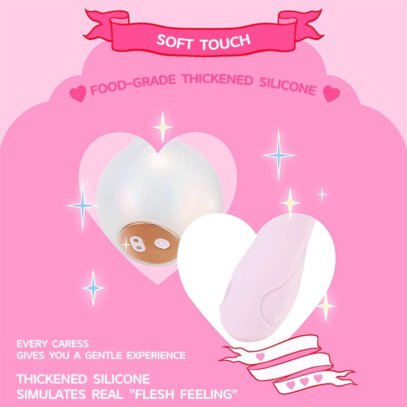 Girls Feeling 2-in-1 Unicorn Fairy Wand Vibrator with 8 suction & 10 vibrating modes - Lurevibe