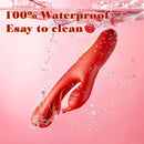 3 IN 1 Rabbit Flapping G Spot Clitoral stimulation Vibrator - Lurevibe