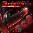 Lurevibe -Bunny RIng Vibrating Cock Ring with 2 Penis Ring Penis Sleeve Mens Sex Toys - Lurevibe