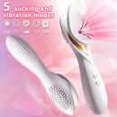 ScentWave 5 Suction 5 Vibration Clitoral Stimulation Vibrator - Lurevibe