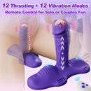 Strap On Riding Vibrator Thrusting G Spot Dildo