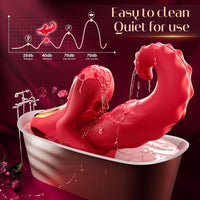 Venus Realistic Tongue Licking Thrusting G Spot Vibrator - Lurevibe