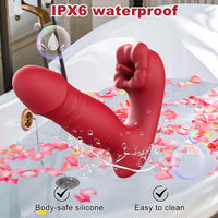 Mouth Licking Thrusting Wearable G spot Vibrator with App Control - Lurevibe