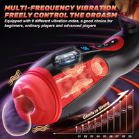 Nebula 9 Sucking Vibration Heating Male Stroker with Phone Holder - Lurevibe