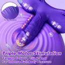Strap On Riding Vibrator Thrusting G Spot Dildo