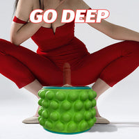 Yoga Wheel Simulated Penis Sex Machine Relieve Fatigue - Lurevibe