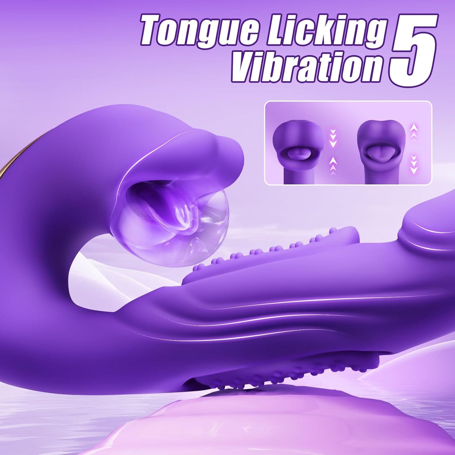 Rose Muncher Mouth Biting Tapping Ultimate Pleasure G Spot Vibrator - Lurevibe