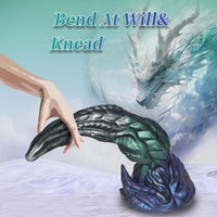 8.46In Dragon Dildo Knot Monster Huge Anal Dildo with Suction Cup - Lurevibe