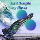8.46In Dragon Dildo Knot Monster Huge Anal Dildo with Suction Cup - Lurevibe