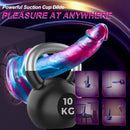 9-inch Big Mouth Fantasy Dildo Vibrator with 3 Thrusting & 7 Vibration & Heating Modes - Lurevibe