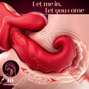Venus Realistic Tongue Licking Thrusting G Spot Vibrator - Lurevibe