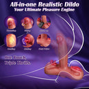 Cushion Style Realistic Dildo Thrusting Heating Sex Machine - Lurevibe