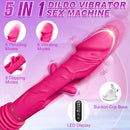 Telescopic Thrust Dildo Machine With 5 Thrusts And 8 Vibration Modes - Lurevibe
