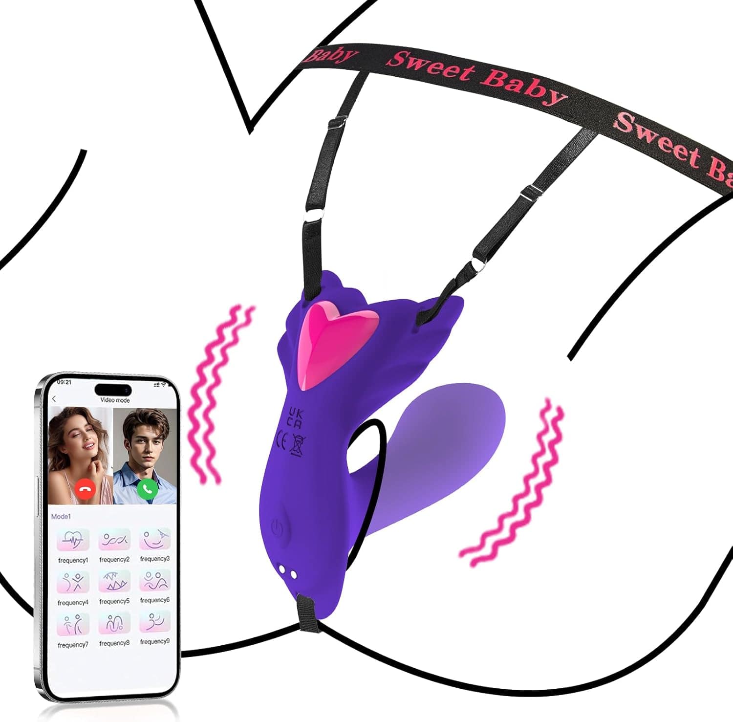 Panty Wearable Vibrator Insert Dildo Womens Sex Toys with 9 Vibrations Lurevibe Panty Wearable Vibrator Insert Dildo Womens Sex Toys with 9 Vibrations Lurevibe