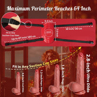 Strap On Dildo & Sex Saddle Machine Holder - Lurevibe