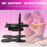 Automatic Sex Machine Gun Realistic Dildo 120W Powerful 360° Adjustable with 1 Remote Control - Lurevibe