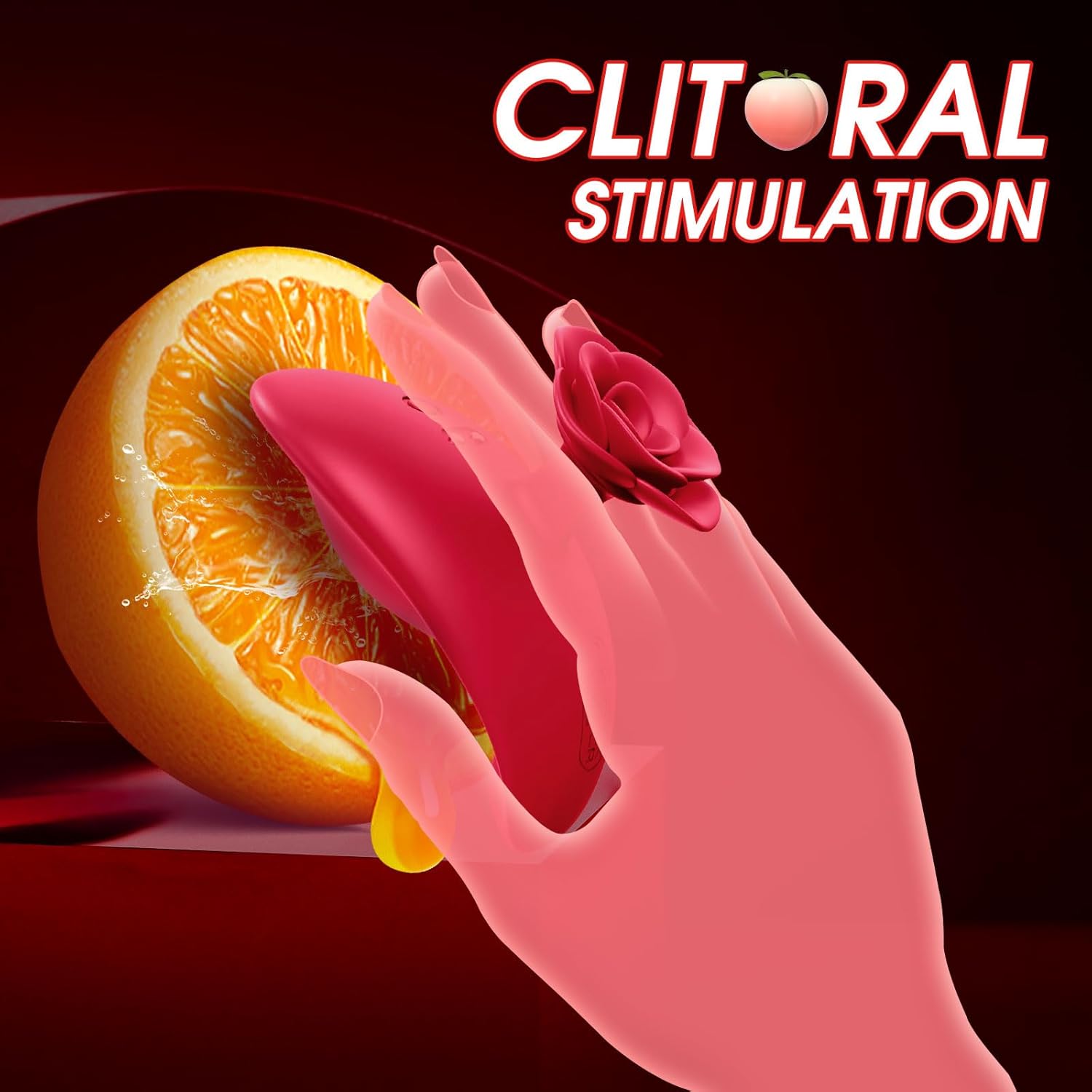 Rose Mini Bullet Finger Vibrators For Nipple Clitoral Stimulation - Lurevibe