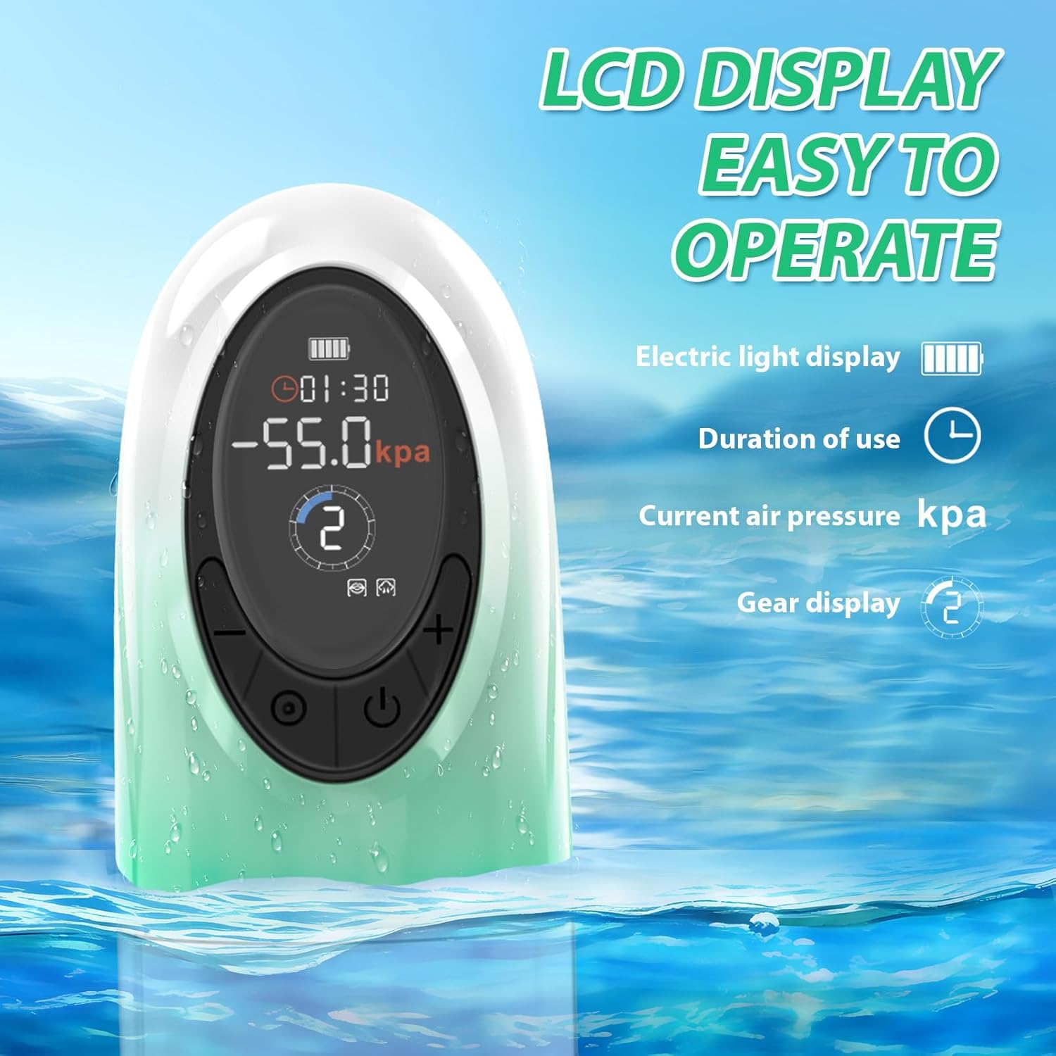 Penis Enlargement Extend Pump Water Massage Cup For Male Masturbation - Lurevibe